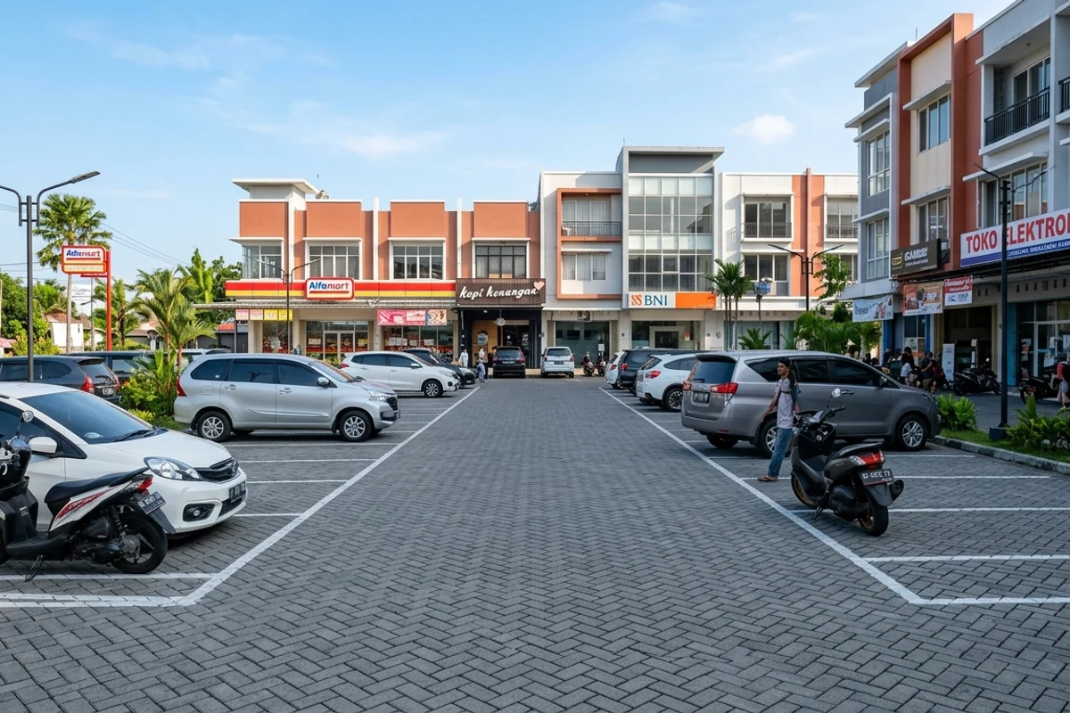 Area Parkir Kawasan Ruko & Bisnis Terpadu - Jl. Ringroad Timur, Banguntapan, Bantul Jogja