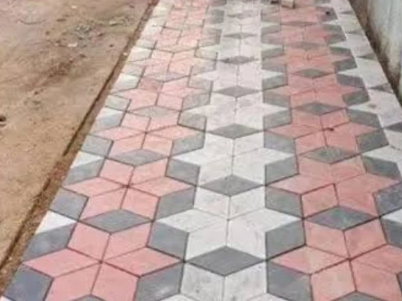 TRIHEX - Trihex Interlocking Geometris 3-Arah (19.7 x 19.7 cm) Kuat Tekan Mutu K200, K300, K400 SNI TRIHEX kuat tekan Mutu K200, K300, K400 pabrik paving jogja